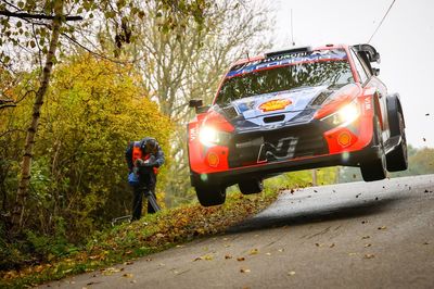 WRC Central Europe: Tanak victorious after late Ogier crash, title fight heads to Japan