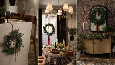 Shea McGee just shared these unexpected places to hang Christmas wreaths – here's how to recreate her festive looks