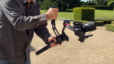 The first rule of shooting with a gimbal is not to fall over: "If it's you or the kit, chuck the kit" says pro