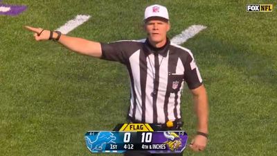 NFL Ref’s Hot Mic Message to Vikings Player Had FOX Announcers Cracking Up