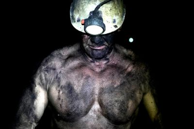 In one portrait, an AP Photographer tells the story of how difficult the job of a miner is