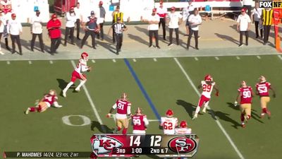 Patrick Mahomes Made 49ers Defenders Look So Silly With Incredible Downfield Run