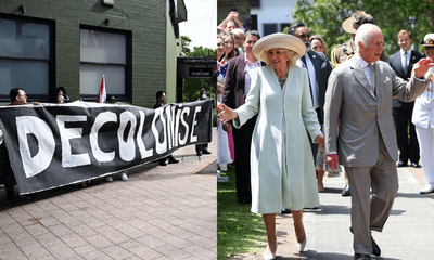 Protesters Gather In Sydney For King Charles & Queen Camilla’s Visit: ‘Empire Built On Genocide’