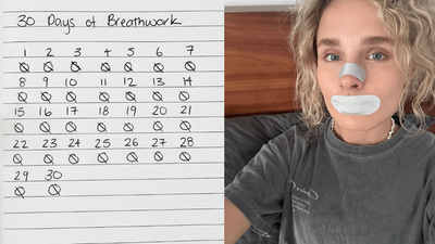 I Tried Different Breathwork Practices Over 30 Days, Including The Viral TikTok Mouth Taping