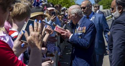 Warm, friendly Canberra crowds give King a boost amid his health concerns