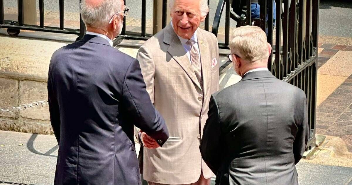 A right royal encounter for Lake Macquarie MP Greg…