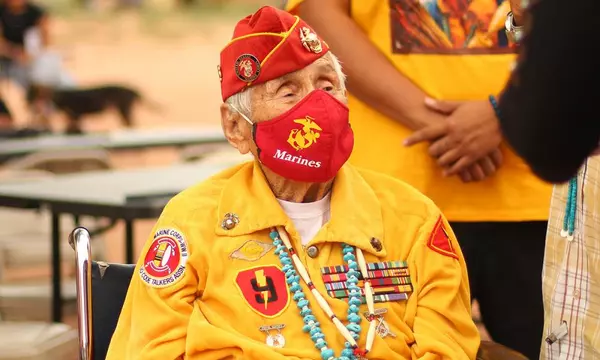 Navajo code talker who helped allies defeat Nazis dies aged 107