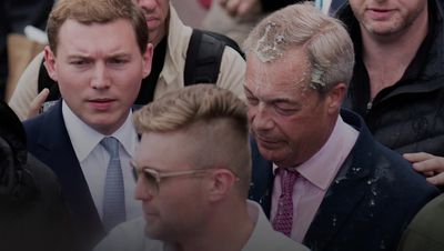 Woman who threw milkshake over Nigel Farage admits assault