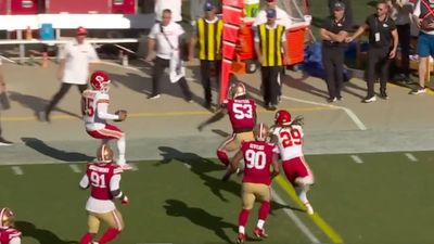 Patrick Mahomes's Subtle Move During Big Run vs. 49ers Ripped by Fans