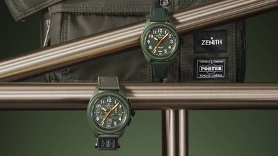 This Zenith x Porter PILOT chronograph watch is a triumph in khaki