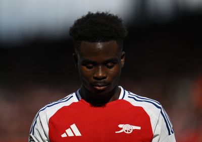 Arsenal: Bukayo Saka and Jurrien Timber absent from training as injury woes continue