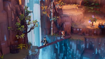 Lego Horizon Adventures hands-on: Post-apocalyptic robo-whacking is a better fit for blockification than you'd think