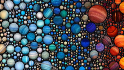 With real scientific data, artist Martin Vargic has visualized hundreds of alien planets