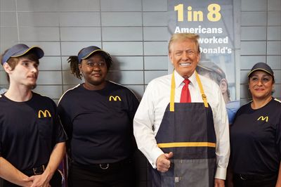 Trump's McDonald's Visit Triggers a Million Social Media Memes Honoring the 'Commander-in-Beef'