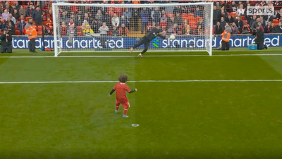 WATCH: Legendary ex Liverpool goalkeeper booed, as he saves child's penalty