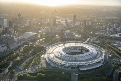 Work starts on vast 'solar membrane' to cover West Ham's London Stadium