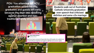 Australian Catholic University Graduation Speech Criticising Abortion & Gay Marriage Sparks Walk-Out