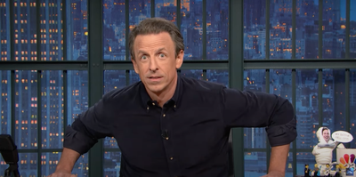 Seth Meyers unpacks Trump’s latest ‘insane’ rally obsession: Arnold Palmer’s manhood