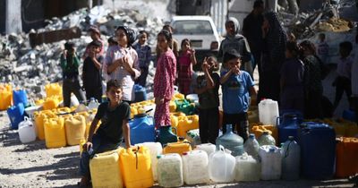 Israeli forces block critical aid and round up men at refugee camp in Gaza