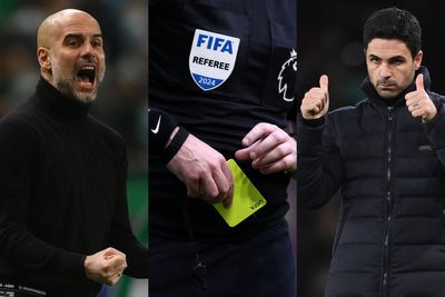 Data shows Arsenal enjoy lenient refereeing decisions as Man City treated most harshly