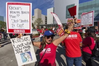 Kaiser Permanente Mental Health Workers Strike Over Workload Concerns