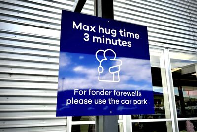 New Zealand airport imposes three-minute limit on hugs