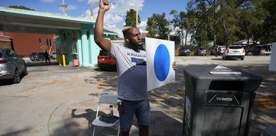 Nebraska Democrats hope Omaha will be a ‘blue dot’ on the state’s red electoral map − and their lawn sign is a vibe