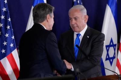 US Secretary Of State Meets With Israeli Prime Minister