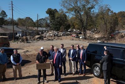 NC residents bemoan Trump visit that clogged up their hurricane-devastated roads and closed businesses