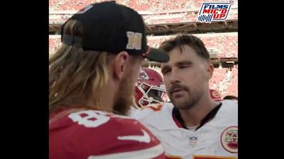 Mics Caught Travis Kelce, George Kittle Discussing Chiefs-49ers Super Bowl Plans