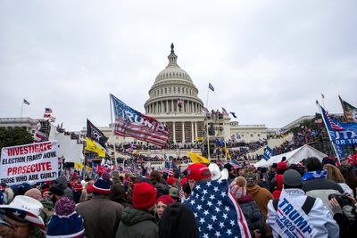 Ohio man charged with bringing massive 'Trump' sign to Capitol for rioters to use as a weapon