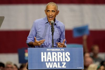 Watch: Obama joins Walz on campaign event in battleground Wisconsin