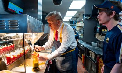 McDonald Trump had a shift serving fries. Will the stunt supersize his base?