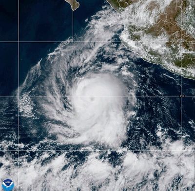 Kristy strengthens into a hurricane in the eastern Pacific Ocean