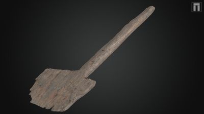 Archaeologists reveal how ‘exceptionally rare’ 3,500-year-old wooden spade was so well preserved