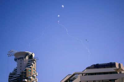 Middle East latest: Sirens sound across Tel Aviv as projectiles are intercepted near Blinken's hotel