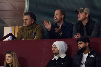 Prince William tags Ally McCoist in tweet as he watches Aston Villa win again in Champions League