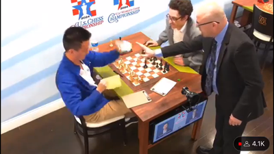 Police arrest chess grandmaster for punching woman videographer after loss