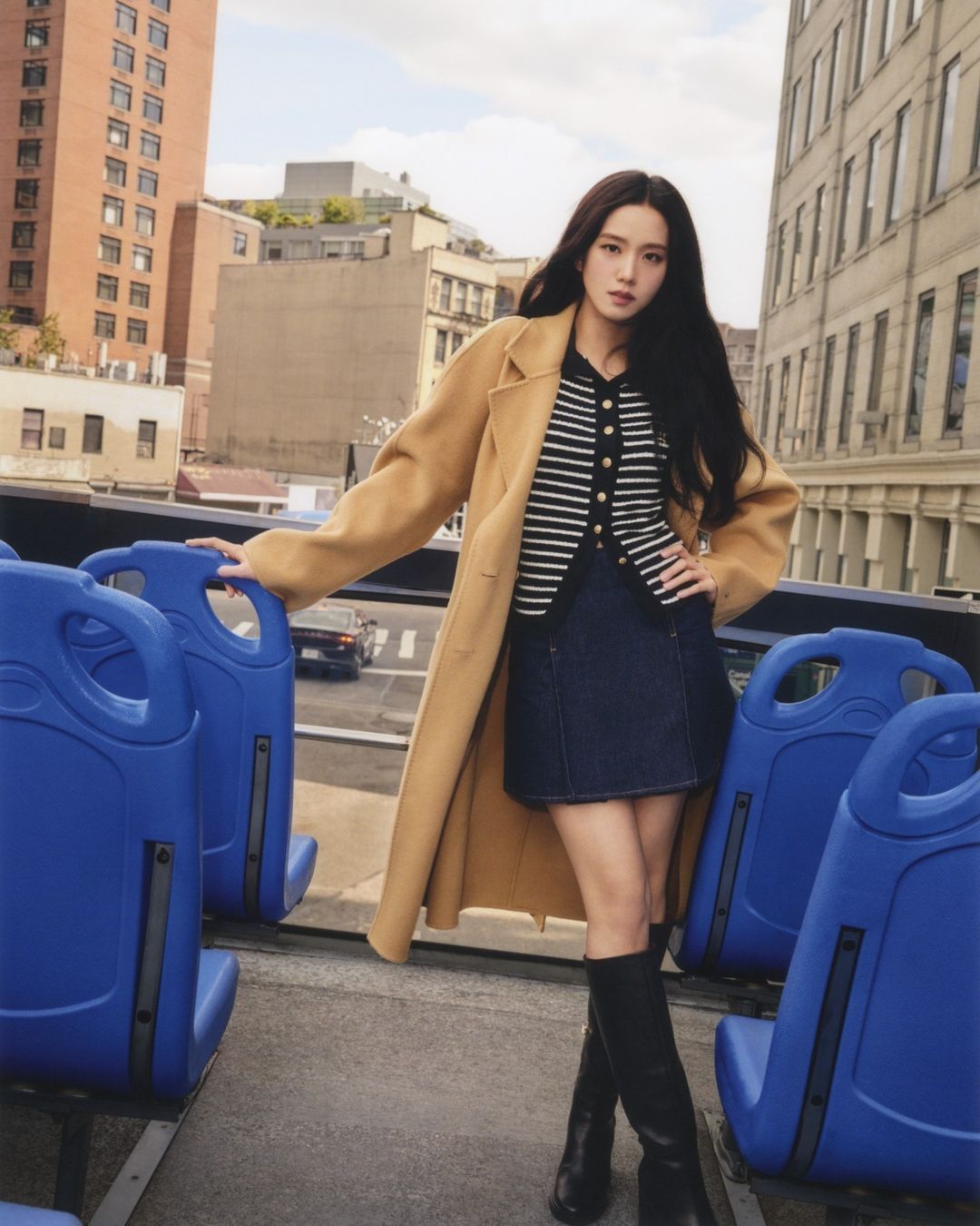 Actress and Singer Jisoo Tours New York City in an…