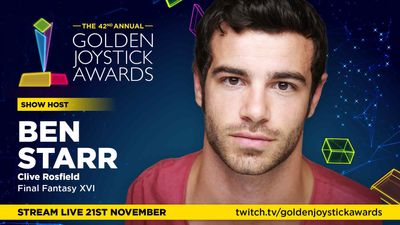 Final Fantasy 16's Ben Starr will host the 42nd Golden Joystick Awards, joined by guests from The Legend of Zelda, Baldur's Gate 3, and Assassin's Creed Origins