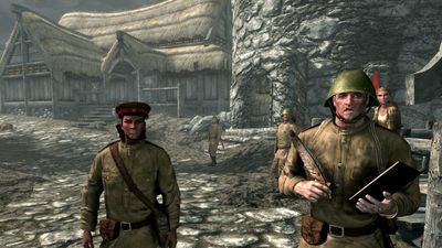 I played the banned Skyrim mod that turns it into World War 2 and, no kidding, it's honestly kind of incredible