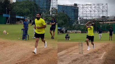 'Success is the sum of small efforts': Mohammed Shami goes full throttle at nets - Watch