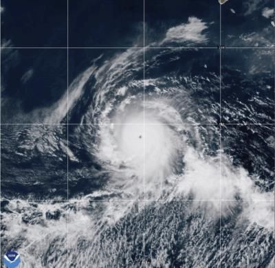 Hurricane Kristy Strengthens To Category 4 In Pacific Ocean