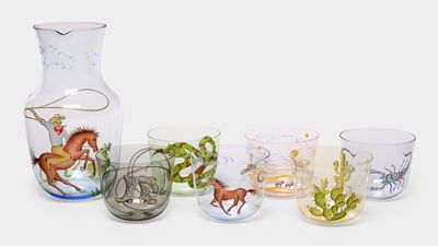 Texas, cowboys, and cacti: Douglas Friedman brings a dose of the wild west to new Lobmeyr glassware collection