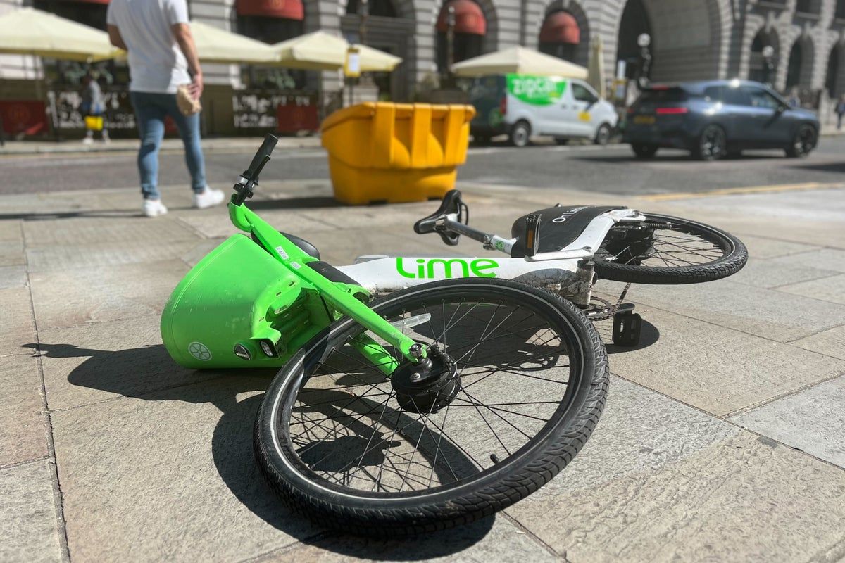 Central London Lime bikes crackdown with riders who…