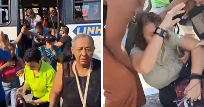 Woman Captured Fainting After Passenger’s Fart Allegedly Forces Mass Evacuation From Bus