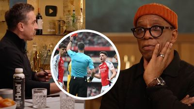 'Discipline is not a problem for Arsenal': Ian Wright makes bold claim, as Gary Neville hits back with shocking red card stat