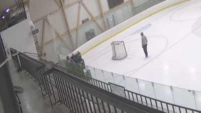 ‘Intoxicated’ Zamboni driver slowly crashes into ice rink boards