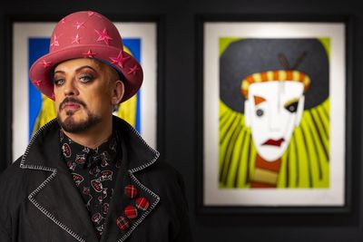 Boy George says new art exploring fame is ‘celebrating otherness’