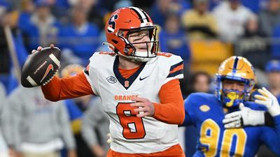 Syracuse's Kyle McCord Throws Three Pick Sixes in Historically Bad First Half vs. Pitt